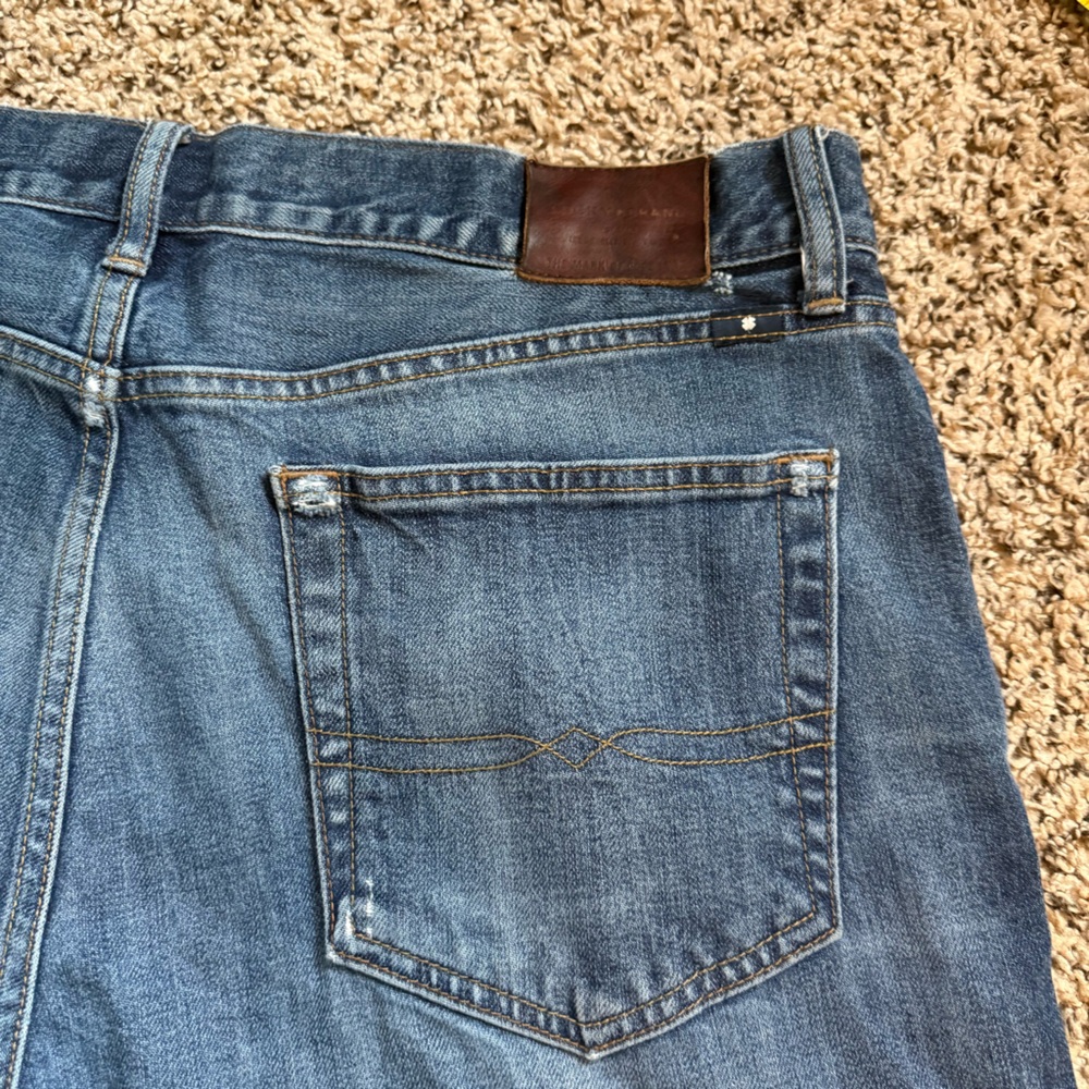 Lucky Brand 121 Slim Straight Denim Jeans Distressed Detail Men’s Size 36/32 - Picture 12 of 12